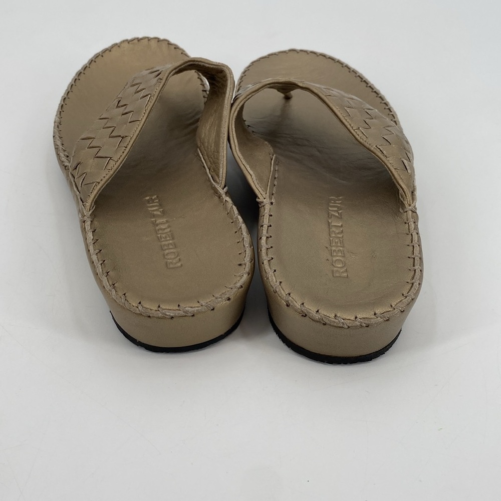 Robert Zur Braided Lilly V True Glove Leather Sandals Size 9.5 - Picture 8 of 11